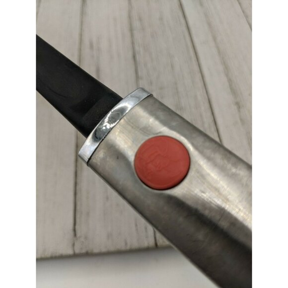 Nylon Slotted Spoon 13 1/4” Black Silver Handle - Picture 4 of 7